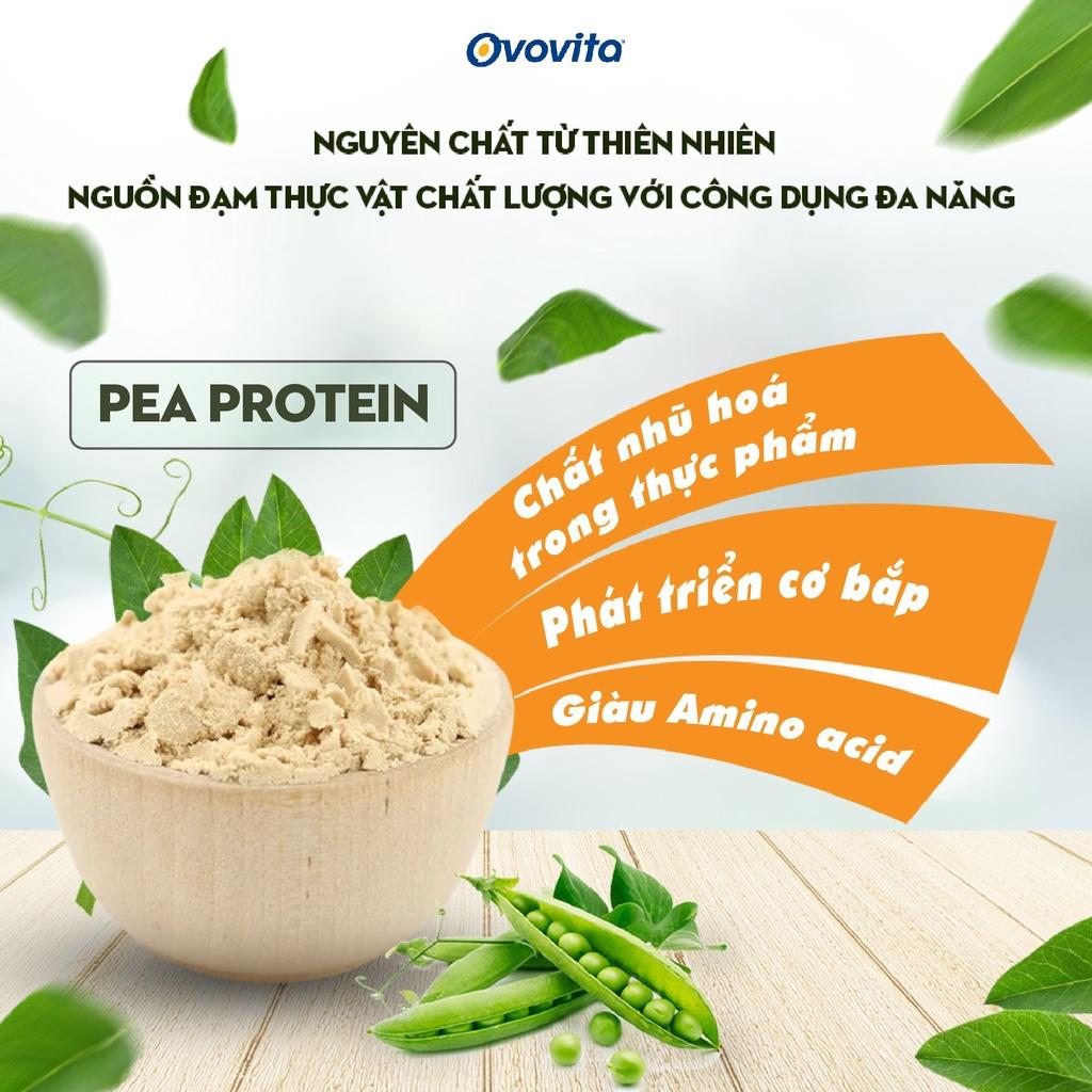 Pea Protein Ovovita Túi 500gr_Đạm Hữu Cơ Từ Đậu Hà Lan Ovovita Túi 500g