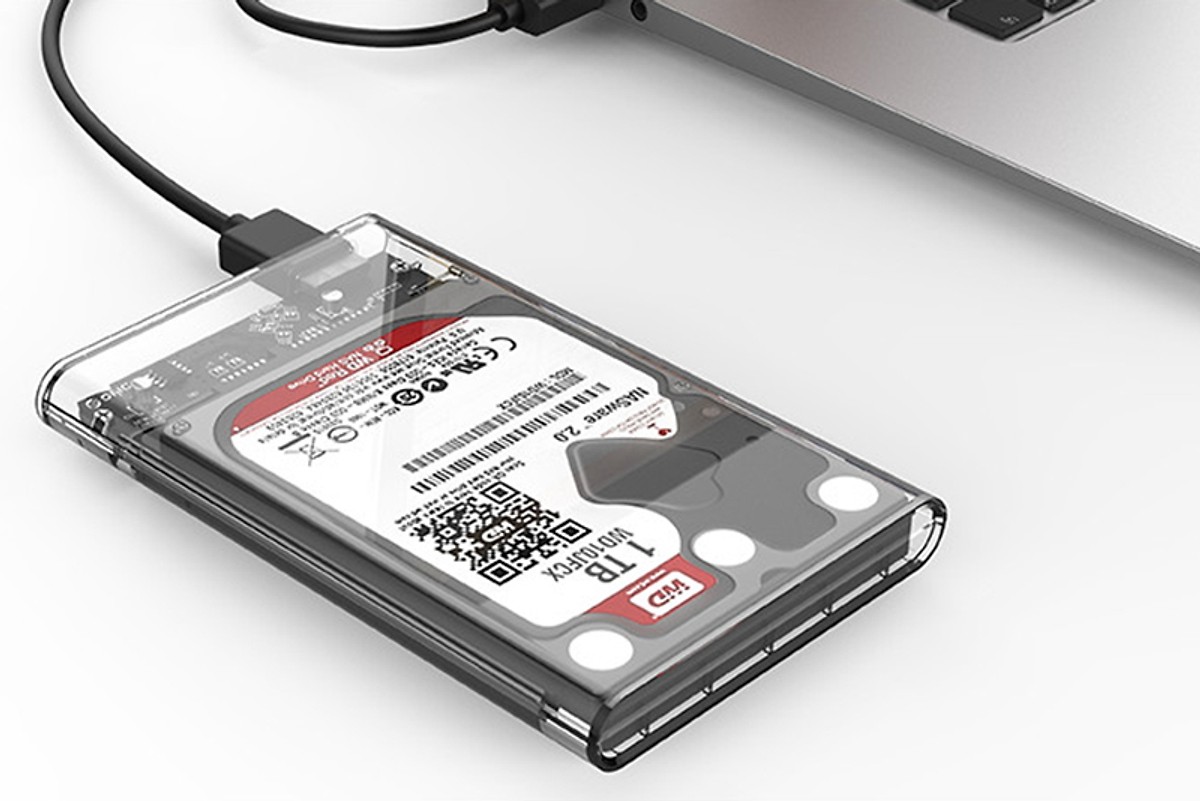 Hộp Đựng Ổ Cứng (HDD Box) 2.5" Orico USB 3.0 Nhựa Trong Suốt cho Ổ HDD và SDD - Hàng Chính Hãng