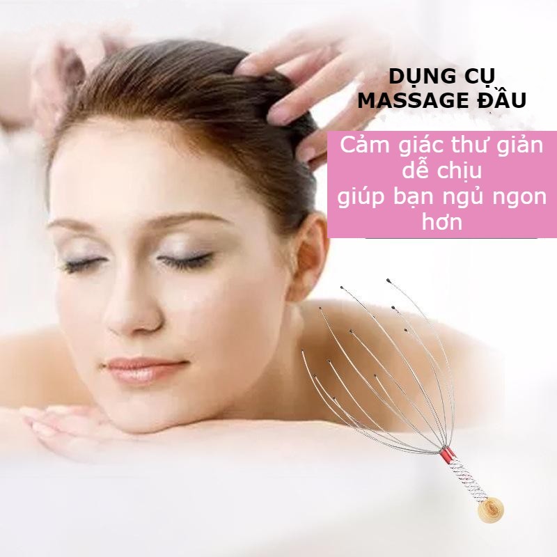 Dụng cụ Massage Đầu Joou 12 Điểm Châm Cứu Thư Giãn Chống Căng Thẳng, Cảm giác dễ chịu, thoải mái
