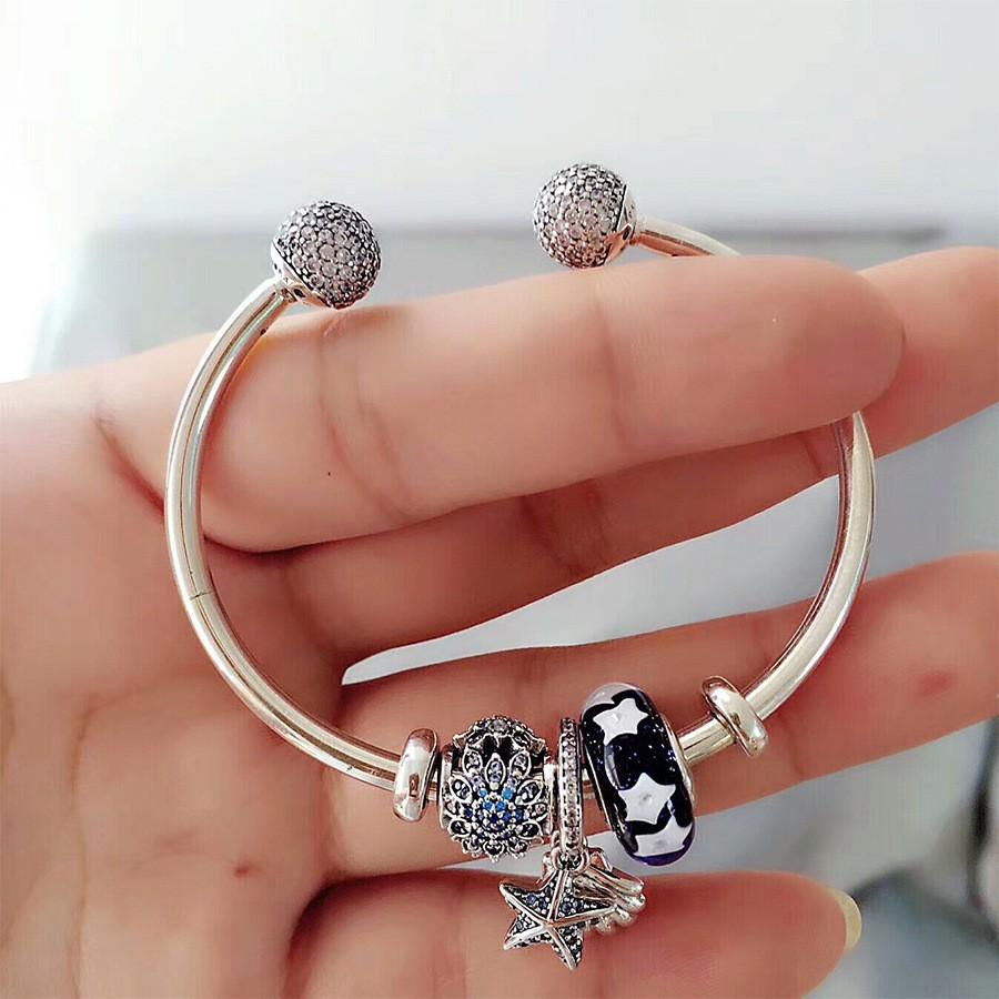 Vòng Bạc S925 ALE Cao Cấp - Vòng Charm Bạc Chuẩn S925 - Mã sản phẩm VONGBAC_DN142