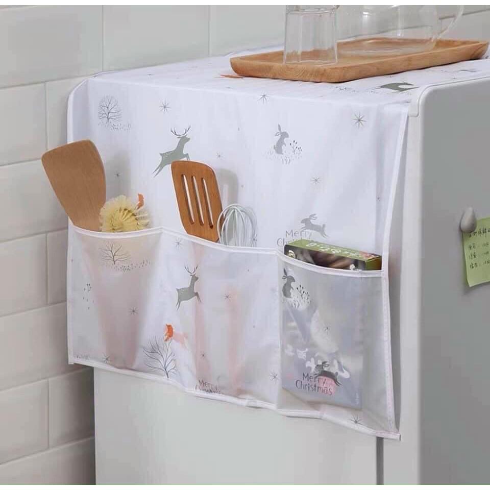 Tấm Phủ Bảo Vệ Tủ Lạnh Có Túi 2 Bên