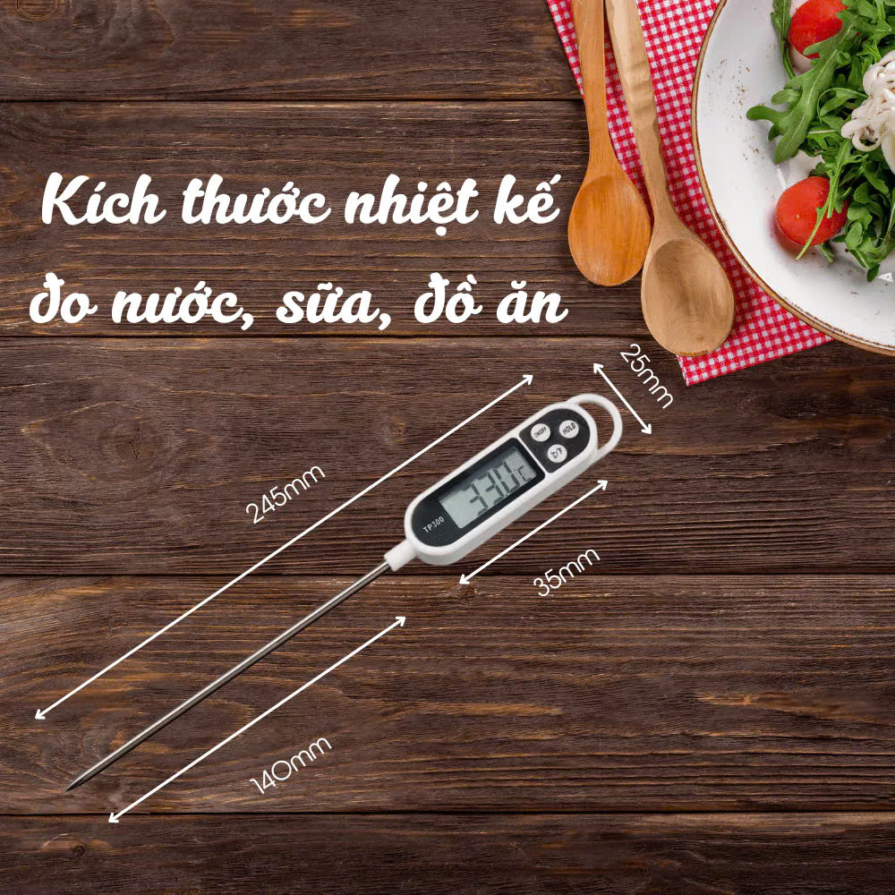 Nhiệt Kế Đo Nhiệt Độ Sữa và Đồ Ăn Cho Bé Nhiệt kế đo thực phẩm