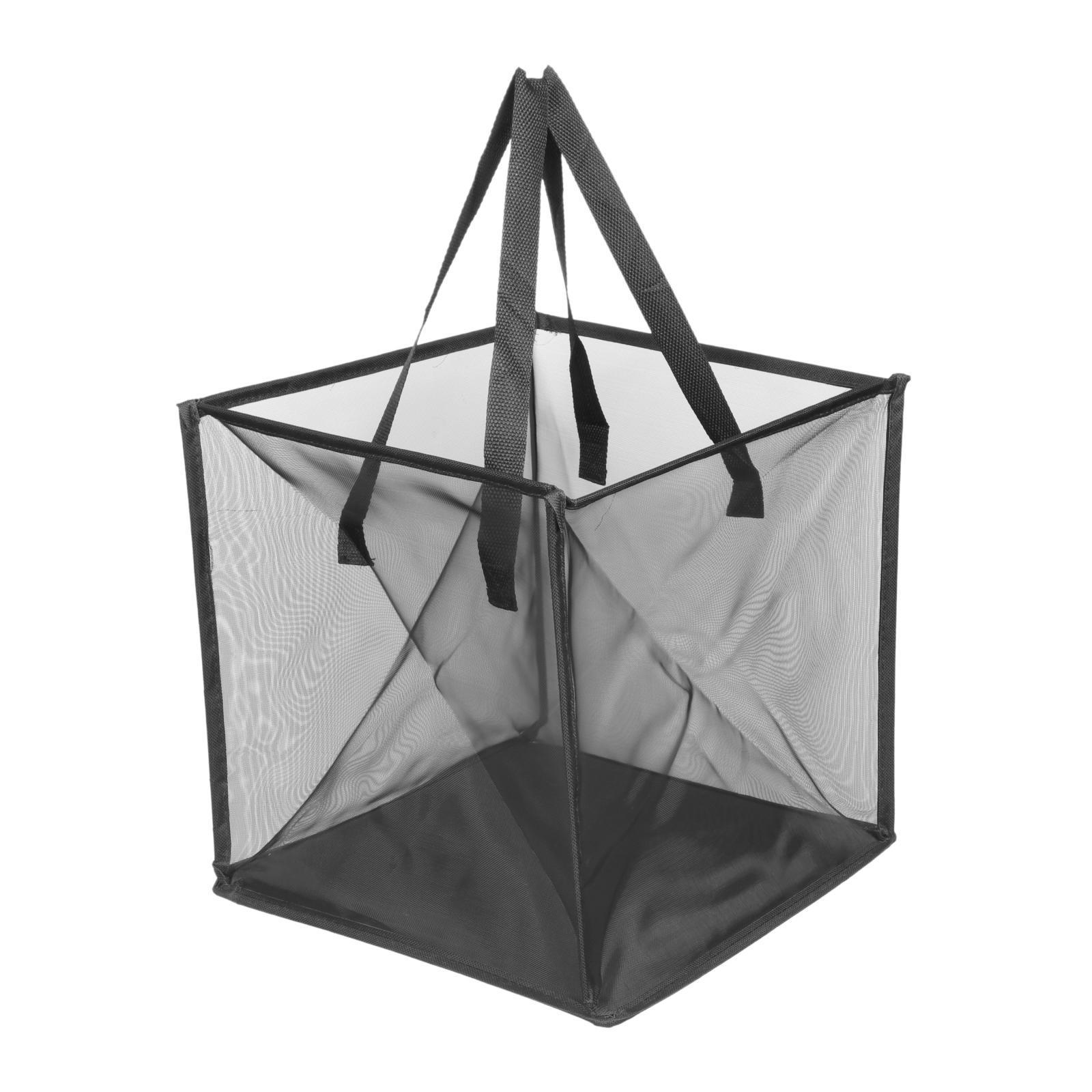 Laundry Basket Mesh Laundry Hamper with Handles Collapsible Clothes Hamper Dirty Clothes Laundry Basket for Dorm Laundry Room