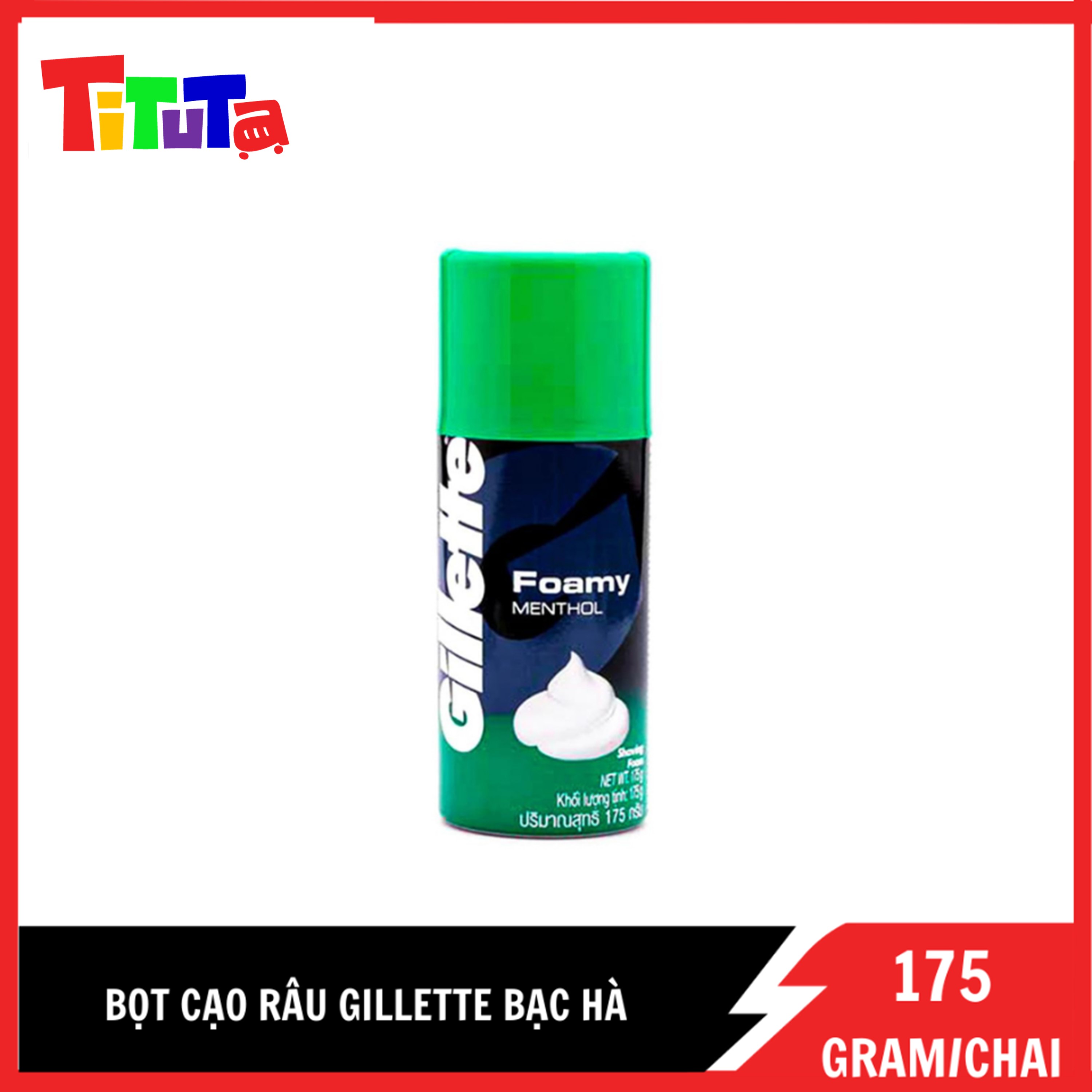 Bọt Cạo Râu Gillette Hương Bạc Hà (175g)