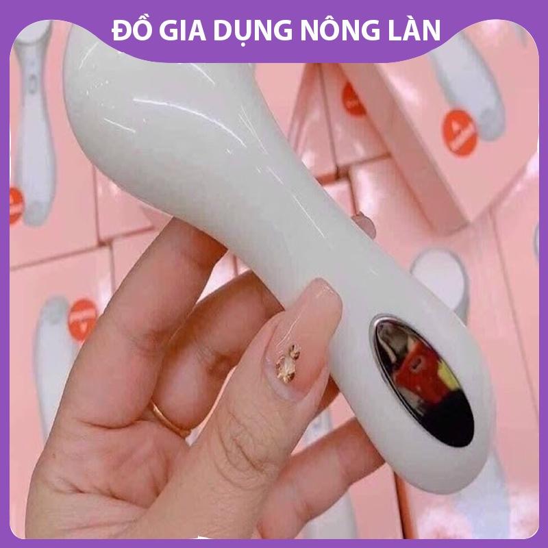 Máy massage mặt ion nhiệt làm sạch chăm sóc massage mặt cầm tay mini đa năng