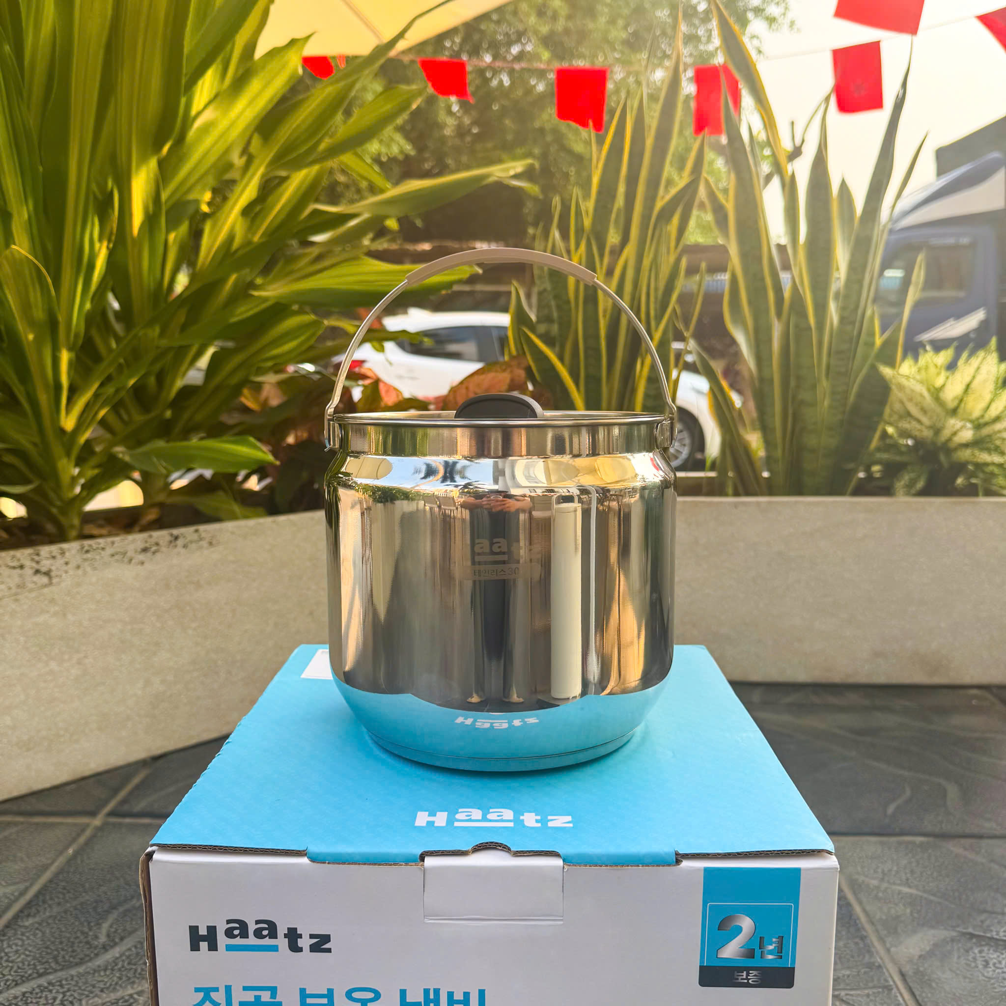 Nồi Ủ Chân Không Haatz CIM600 (Model 2025) inox 304 Dung Tích 4.5L, Giữ Ấm 6h, Hàng Chính Hãng Bảo Hành 2 Năm