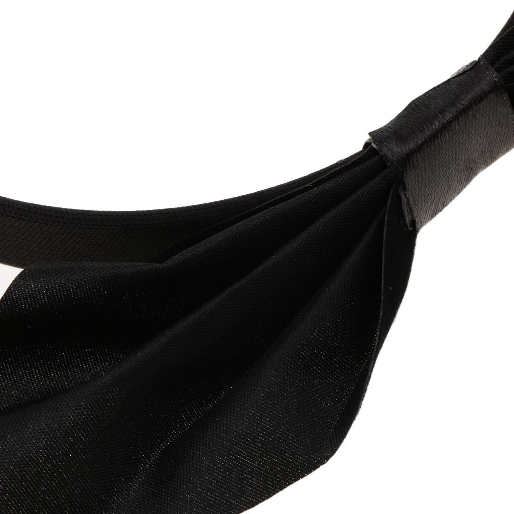 Halloween Party Headband Satin Black Bowknot Hairband Cosplay Costume Props