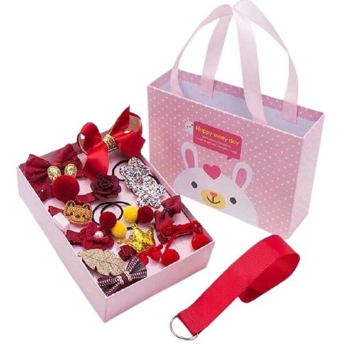 Hộp kẹp tóc 18 chi tiết cho cho bé gái siêu xinh.