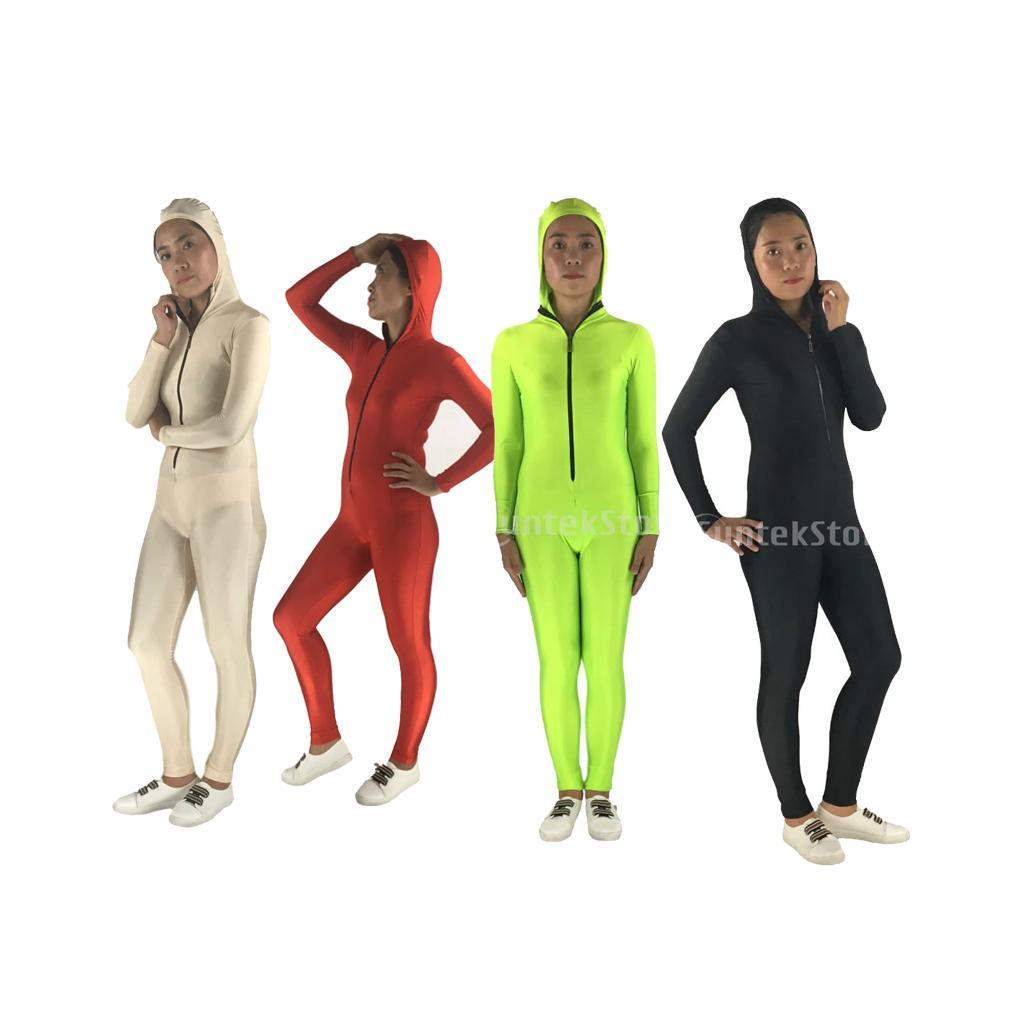 Unisex Adult Spandex Outfit Unitard Full Bodysuit Costume for Halloween Party