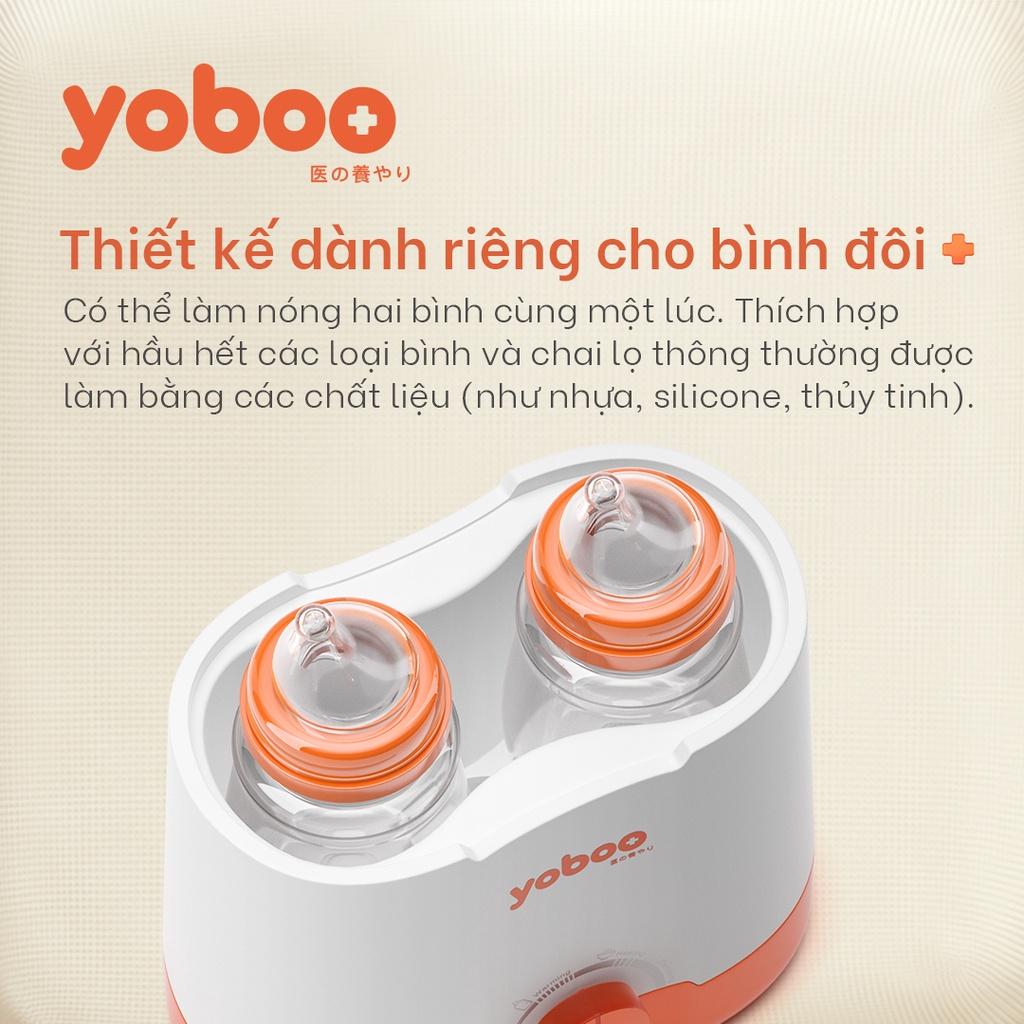 Máy hâm nóng sữa đôi 3in1 Yoboo YB-0041 thiết kế &quot;3 TRONG 1&quot; dùng hâm nóng, rã đông, tiệt trùng  - Hàng chính hãng