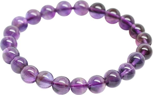 Vòng Thạch Anh Trong Ngọc Quý Gemstones VT73  - Tím