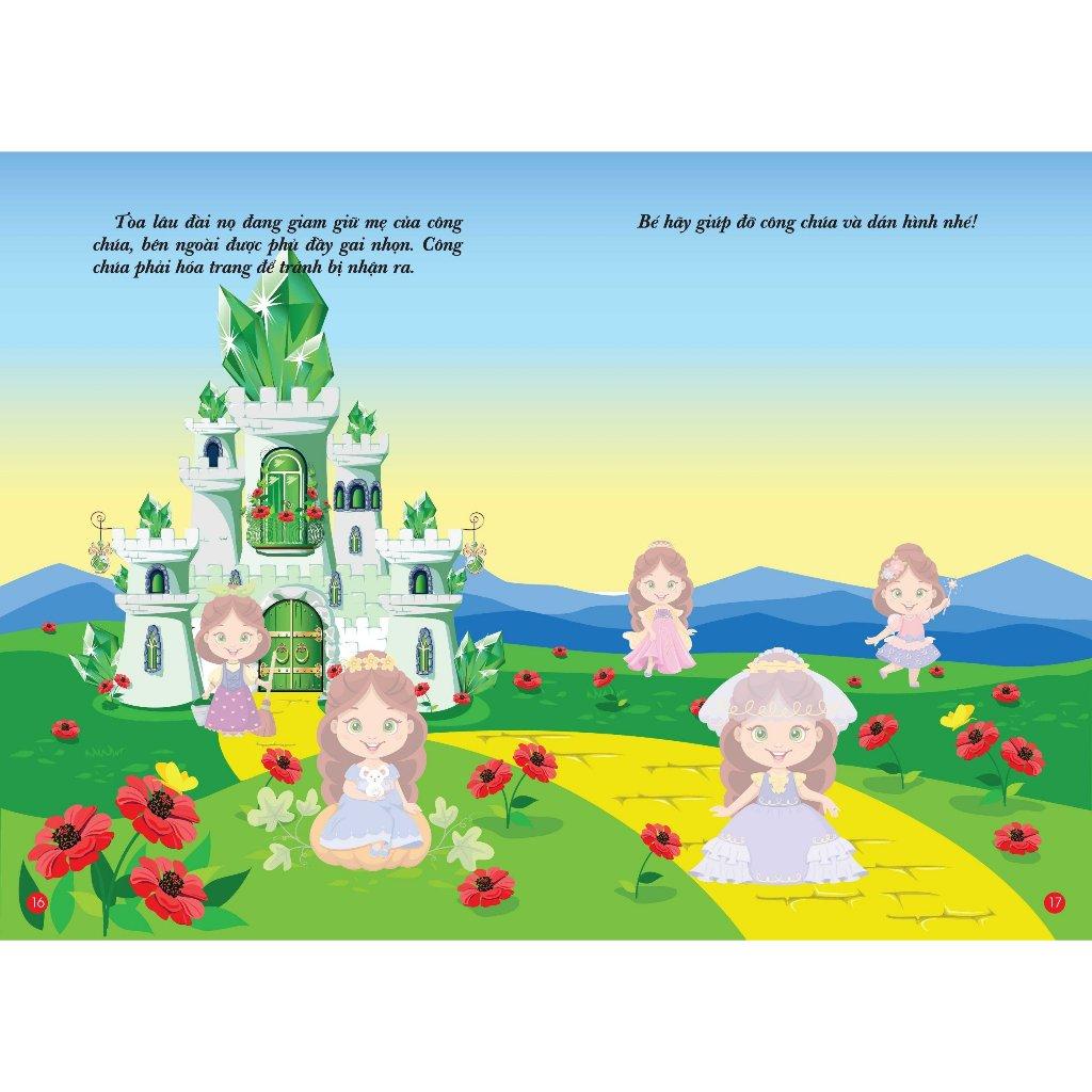 Sách - Bóc Dán Hình Thông Minh - Công Chúa Nhỏ - Little Princess Tập 4 (VT) mk