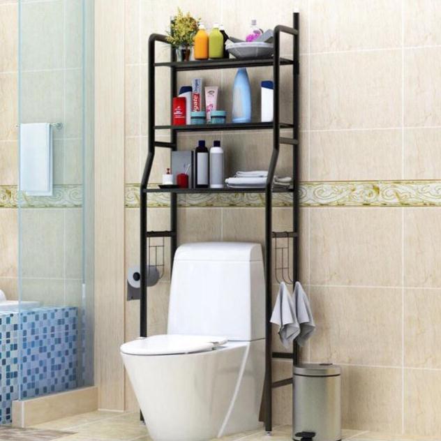 Kệ để đồ sau toilet , nhà tắm 3 tầng đa năng, tiết kiệm không gian S1975