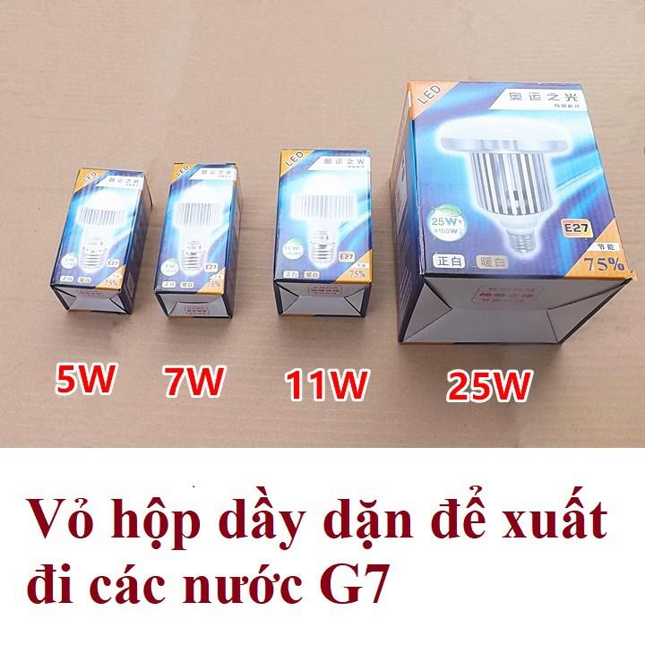 Bóng đèn LED cực xịn 5w, 7w, 11w sáng trắng E27