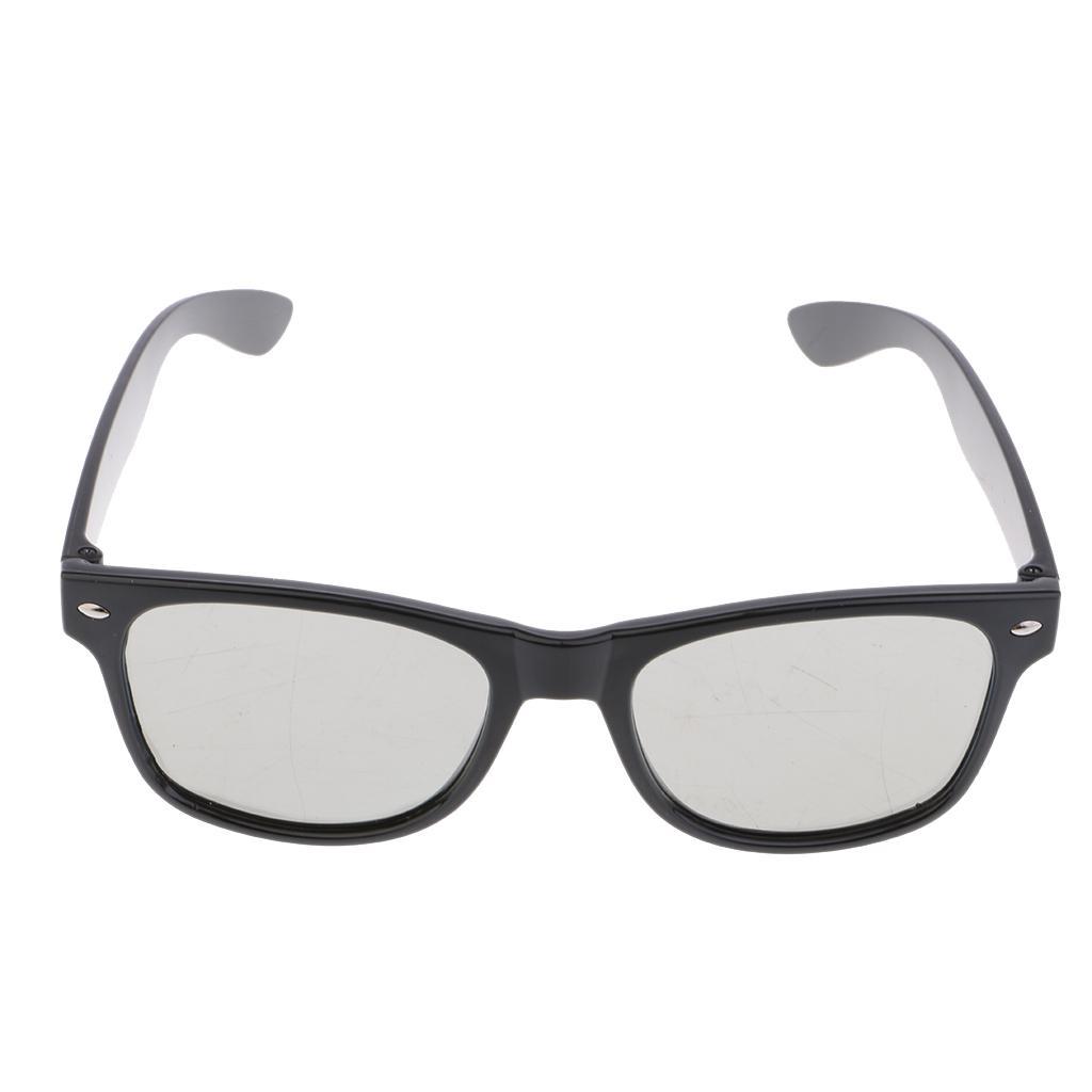 2xPassive 3D Glasses for Panasonic, Toshiba, & more Passive 3D TVs black
