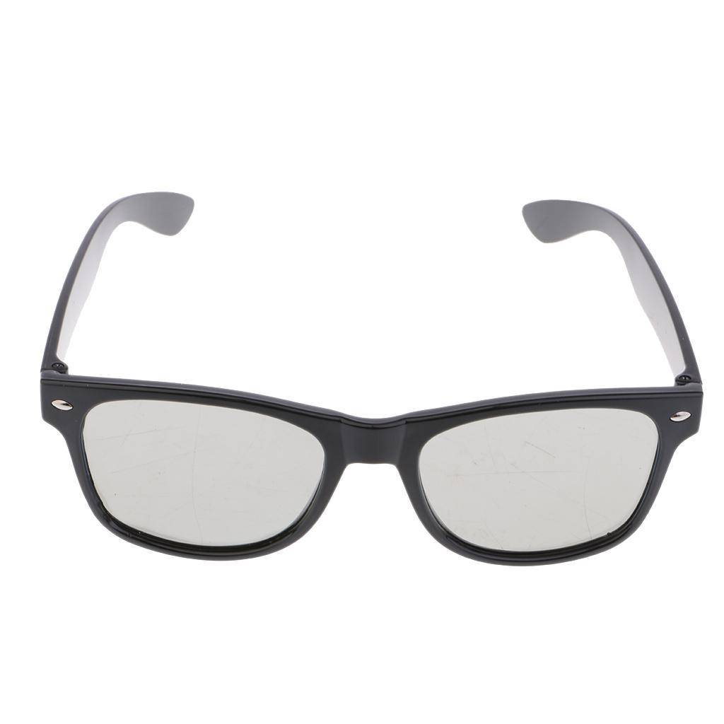 2x Passive 3D Glasses, for LG, for , Vizio And All Passive 3D TVs & RealD 3D Cinema Glasses Black