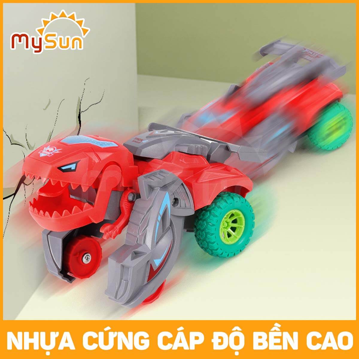 Bộ xe ô tô Khủng Long oto đồ chơi trẻ em cho bé trai giá rẻ MySun