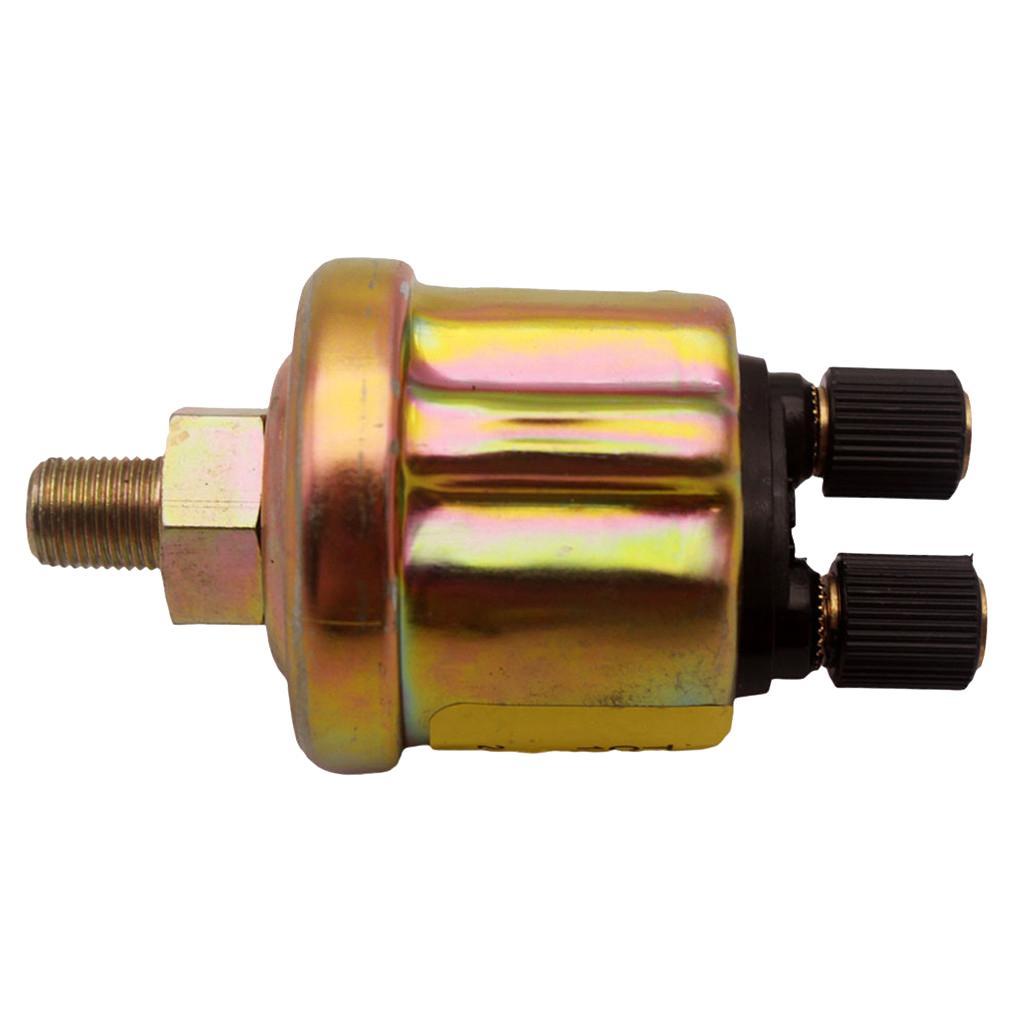2xUniversal 1/8 NPT Oil Pressure Sensor Unit Sender Gauge Replace PSI Electric