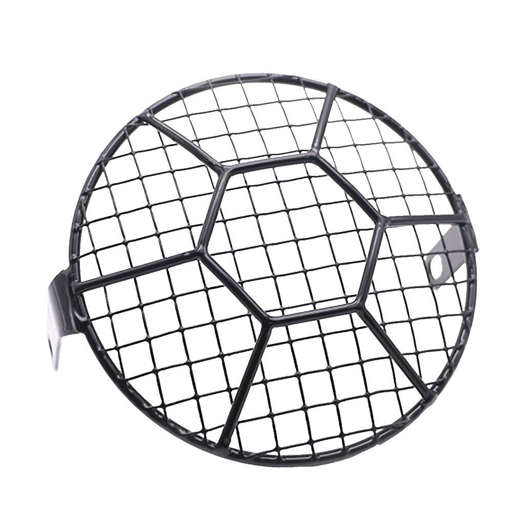 Retro Motorcycle Headlight Mesh  Mount  For