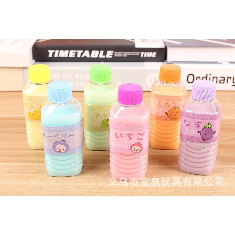 SLIME chai nước ngọt dạng đặc sữa 6 màu LOẠI TO cực đẹp thiết kế độc đáo ấn tượng Đồ chơi Slam Gudetama Squishy