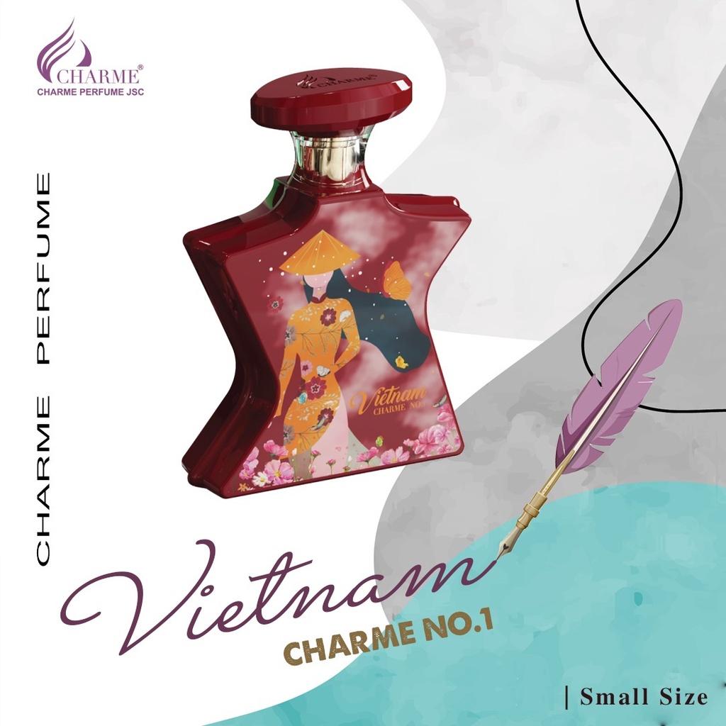 Nước Hoa Nữ CHARME No.1 VIETNAM Hương Thơm Truyền Thống Với Hoa Sen Anh Thảo Và Hoa Lan Nam Phi 100ml