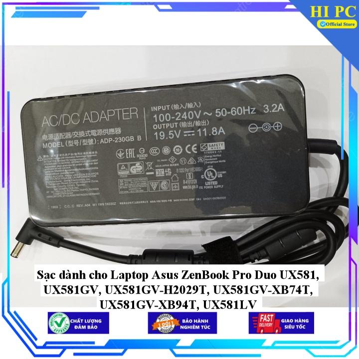 Sạc dành cho Laptop Asus ZenBook Pro Duo UX581 UX581GV UX581GV-H2029T UX581GV-XB74T UX581GV-XB94T UX581LV - Kèm Dây nguồn - Hàng Nhập Khẩu