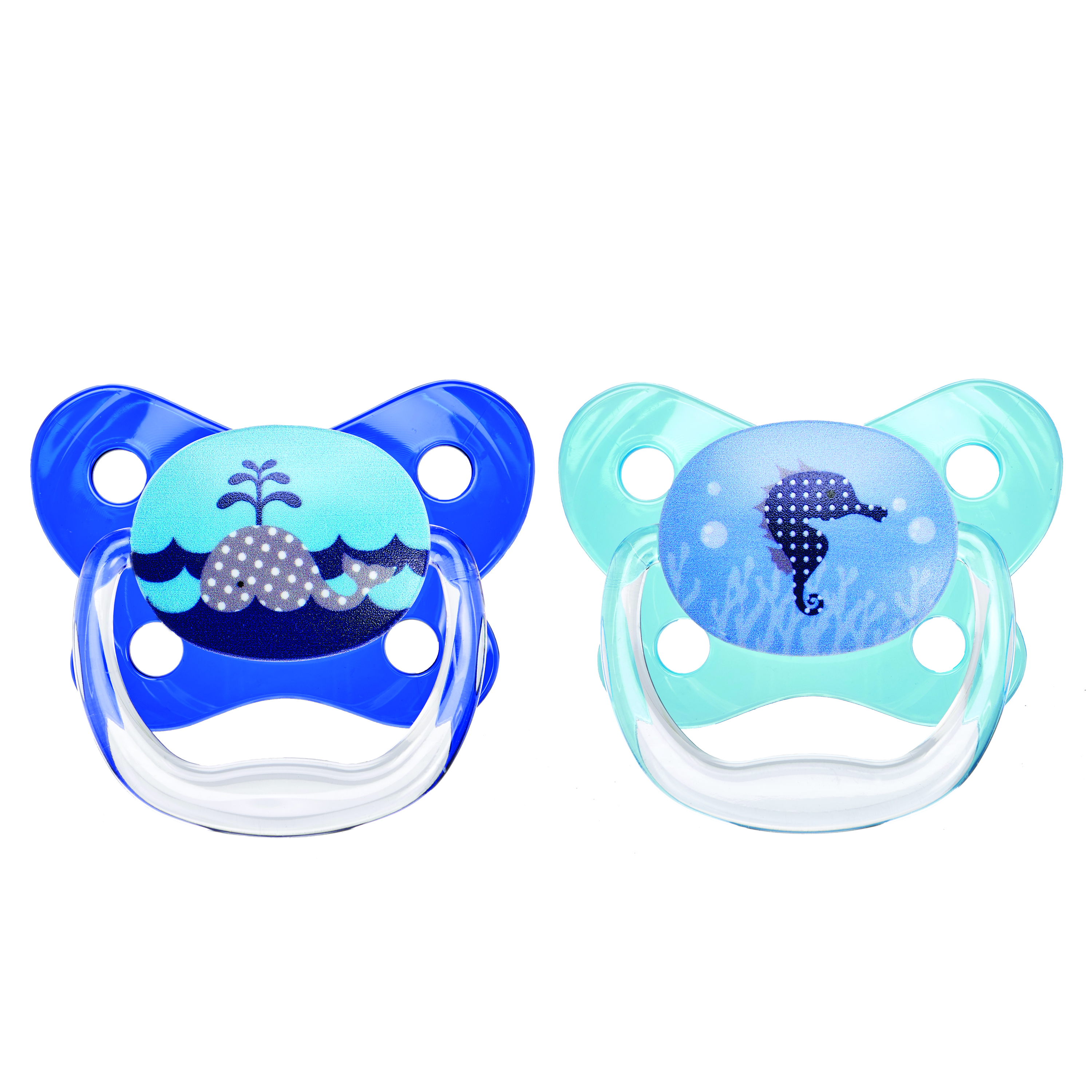 [ PV12001 - Xanh ] Set 2 ty ngậm Prevent chỉnh nha, chống vẩu Dr.Brown's ( 0-6m )