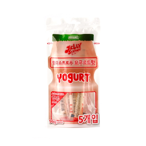 Thạch rau câu que sữa chua Kidswell Jelly Straws Yogurt Speshow 386g - Hàn Quốc
