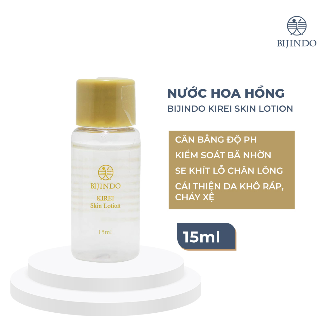 Nước hoa hồng BIJINDO Kirei Skin Lotion - 15ml mini size