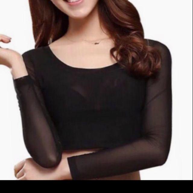 Mua từ hai sp có quà nhé Áo lưới mặc trong váy