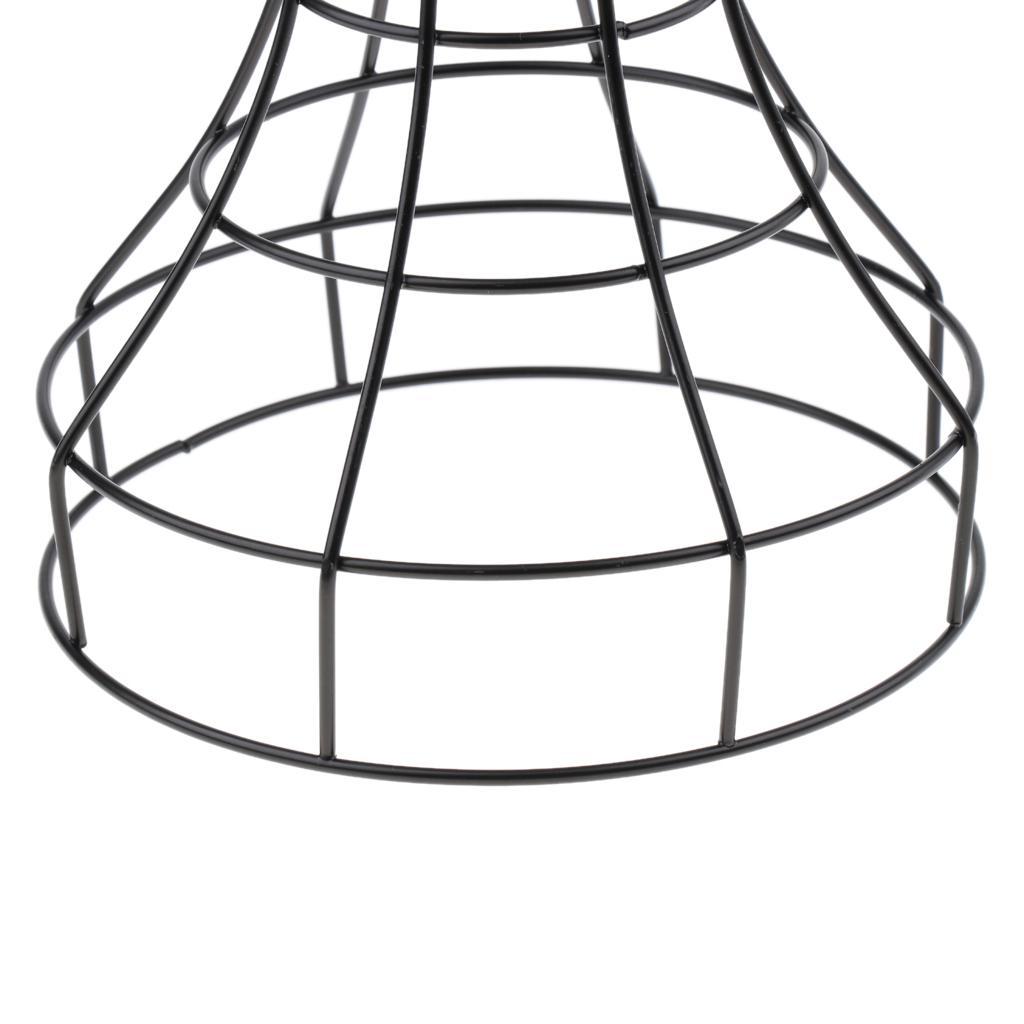 2pcs Vintage Metal Guard Pendant Light Bulb Cage Ceiling Hanging Lampshade