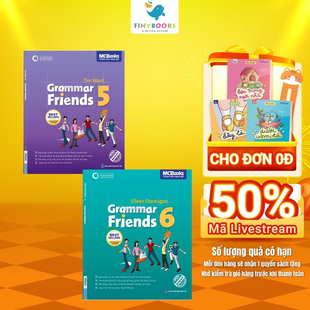 Combo Sách Grammar Friends tập 5 + tập 6