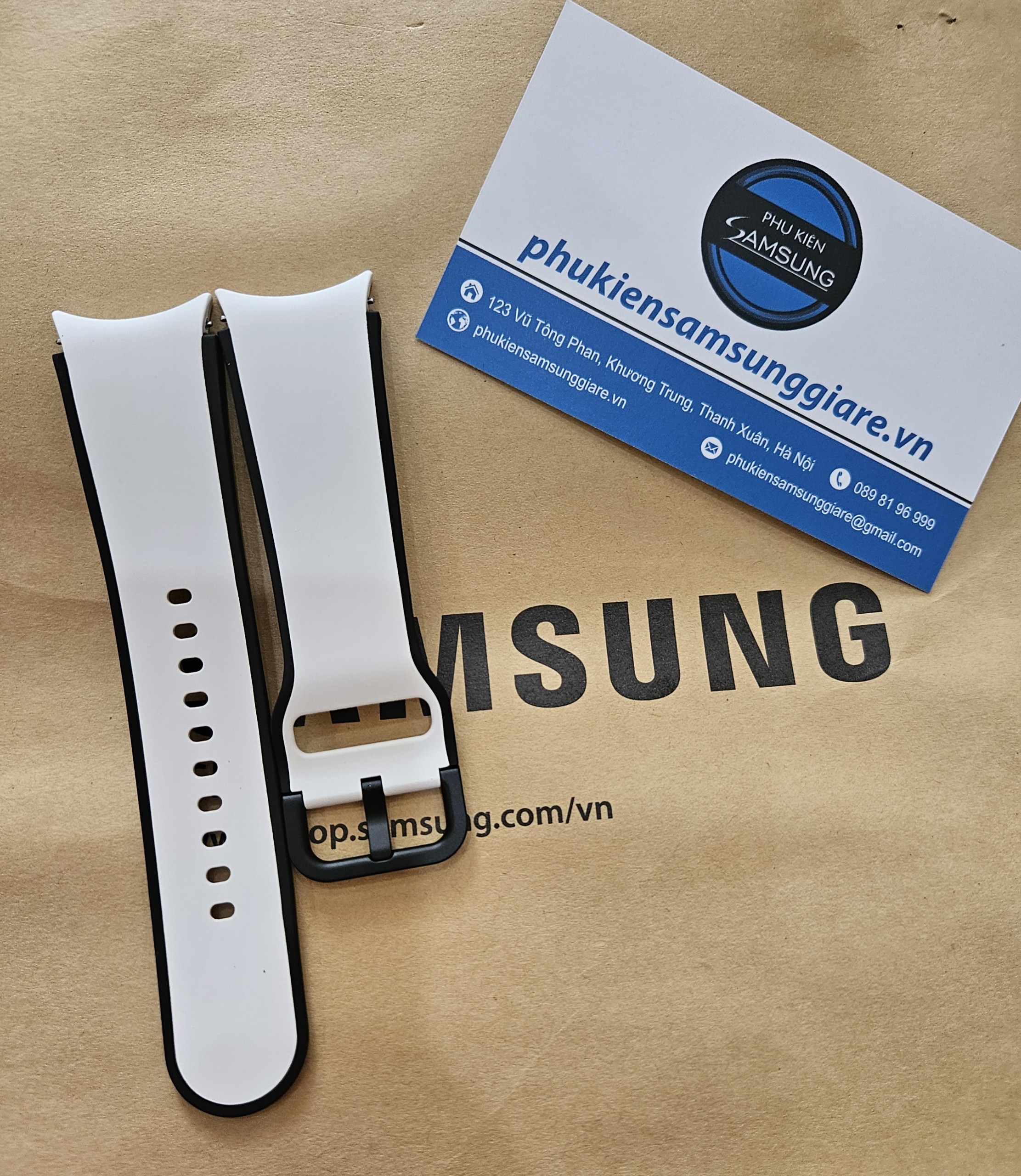 Dây đeo thể thao hai tông màu của samsung Galaxy Watch 5/watch 4/ Size 20mm- Hàng Chính hãng