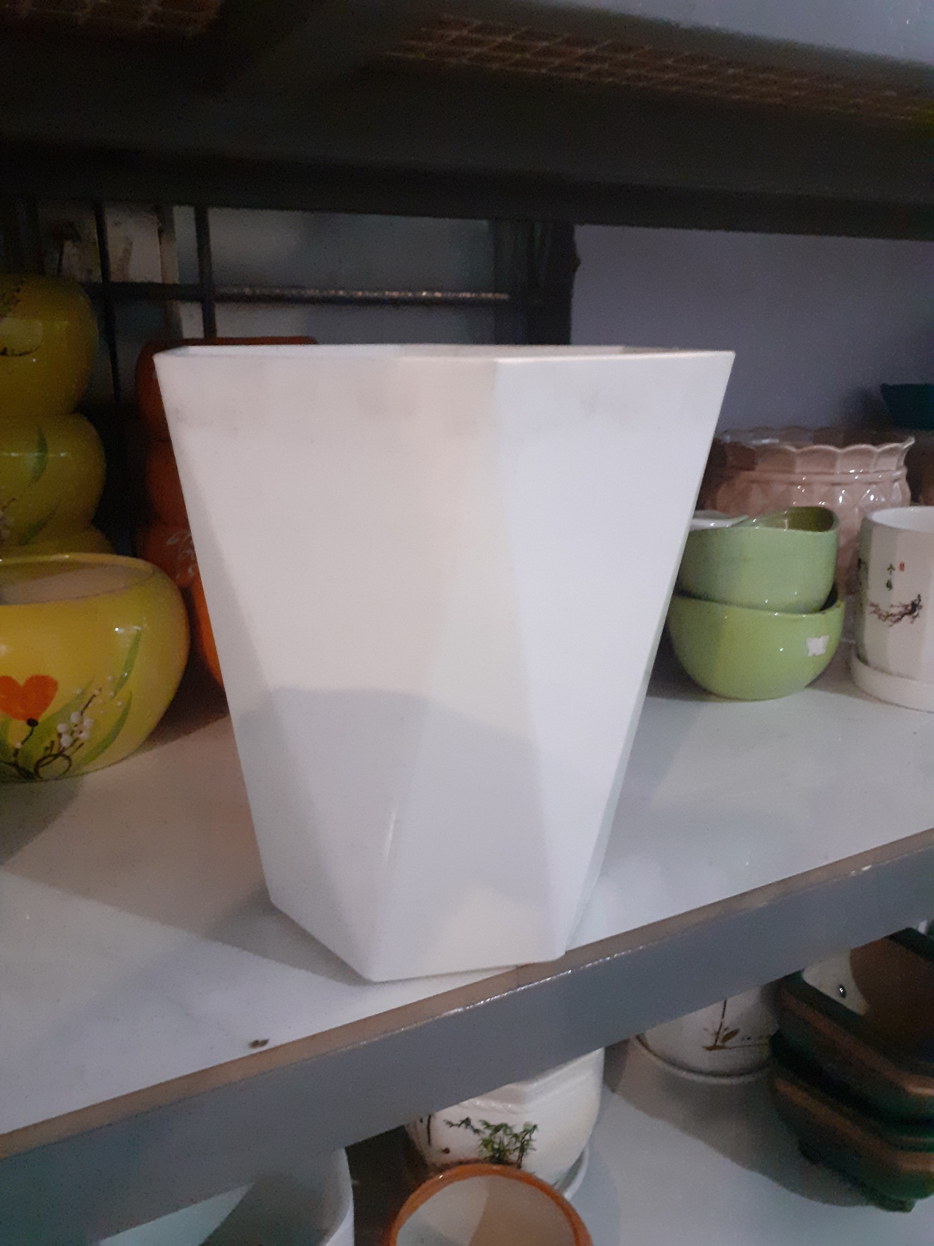 Chậu nhựa lục giác kim cương