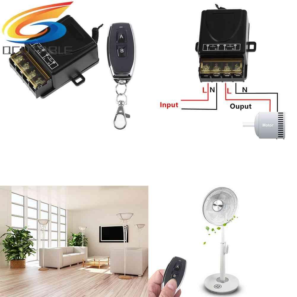 Công Tắc Rơ Le Điều Khiển Từ Xa AC 220V 1Ch Cho Cửa Garage