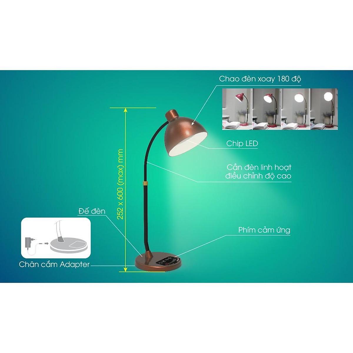 Đèn Bàn Học Đọc Sách, Làm Việc LED Chống Cận, Cảm Ứng Cao Cấp RL68