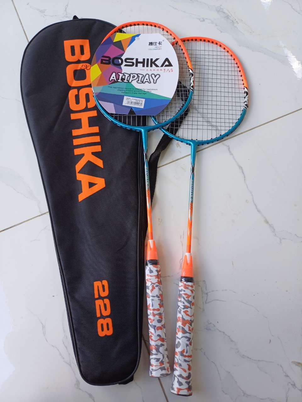 Cặp vợt  cầu lông tập luyện Boshika xịn
