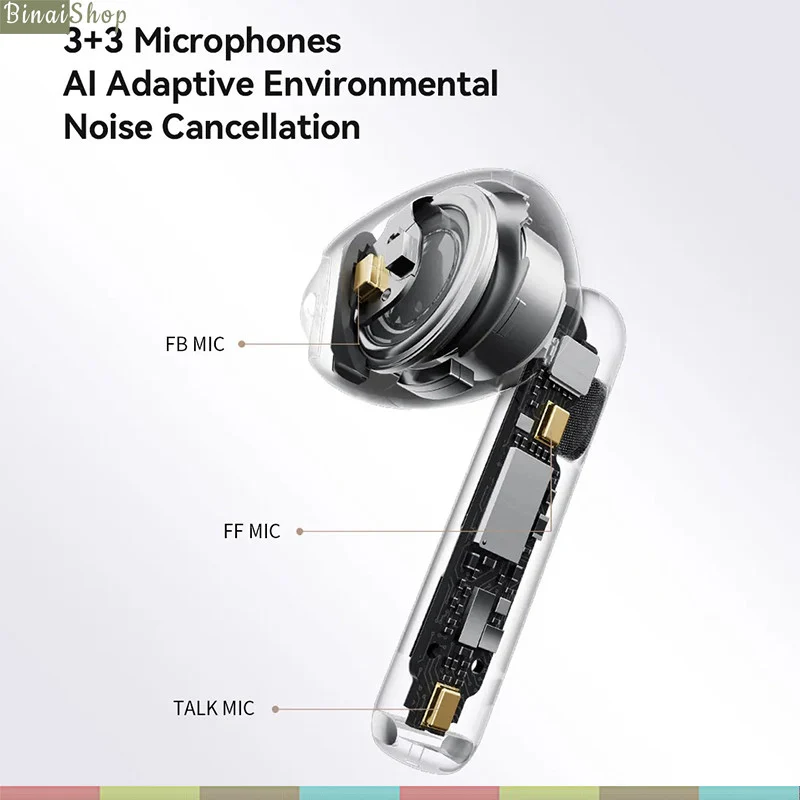 Edifier W320TN - Tai Nghe Nhét Tai Bluetooth 5.3, ANC, Hi-Res Audio Wireless, Chống Nước IP54, Sử Dụng 27 Giờ - Hàng chính hãng