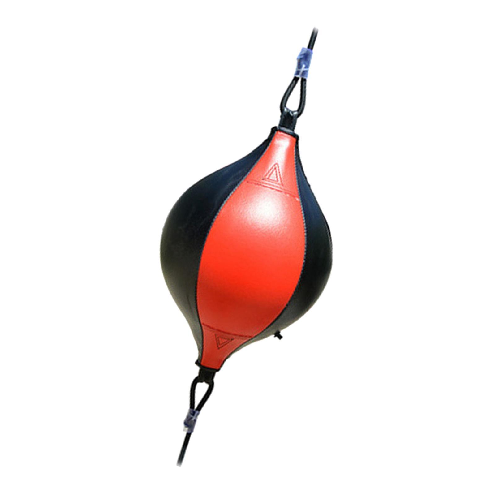 Double End Punching Ball Boxing Hanging Workout training Red Black