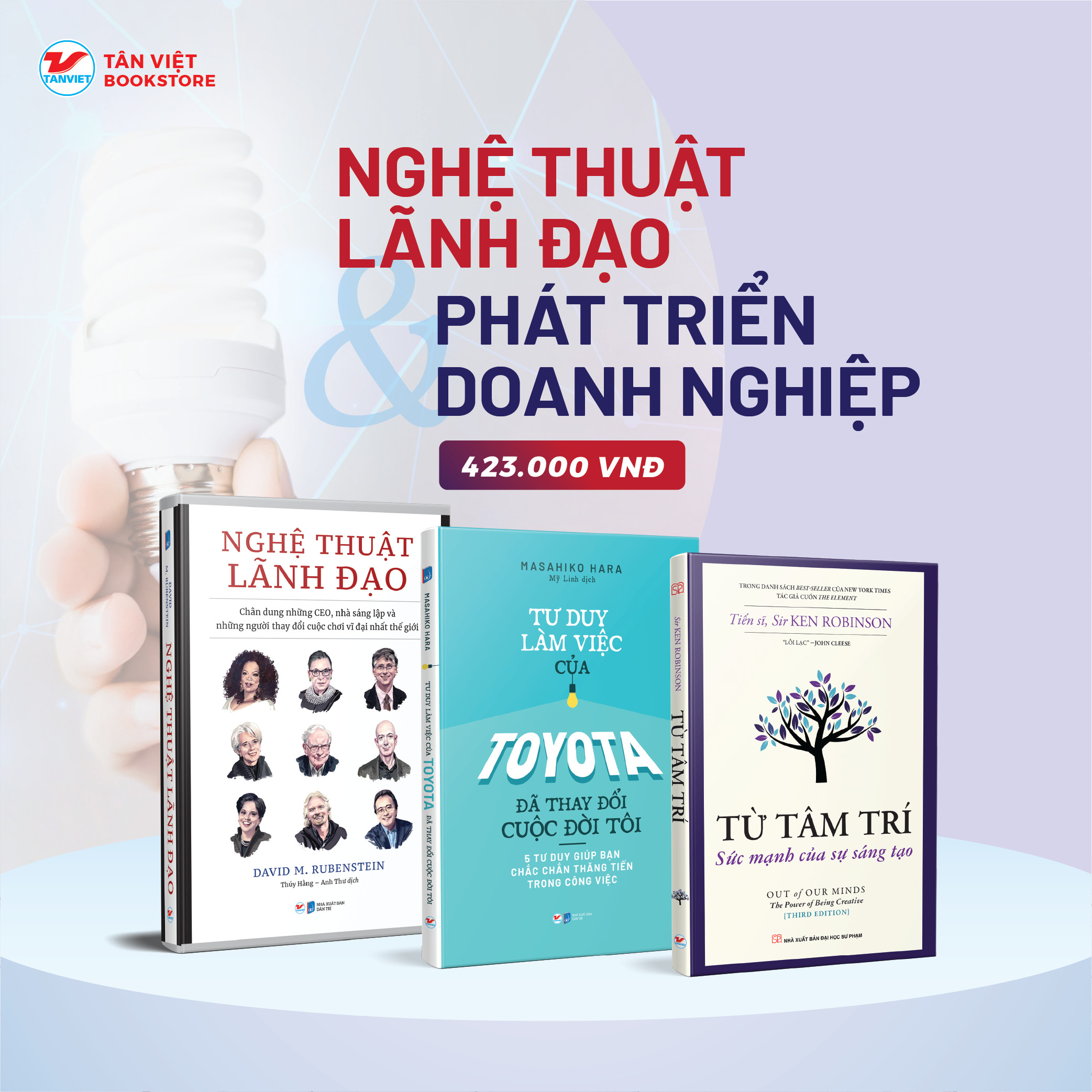 Combo:  SÁCH VỀ NGHỆ THUẬT LÃNH ĐẠO VÀ PHÁT TRIỂN DOANH NGHIỆP