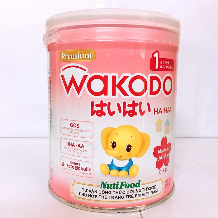 Sữa bột Wakodo Haihai 1 300 gam dành cho trẻ từ 0-12 tháng tuổi