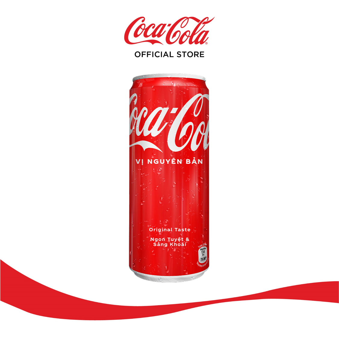 Thùng 24 Lon Nước Giải Khát Coca-Cola vị Nguyên Bản Original 320mlx24