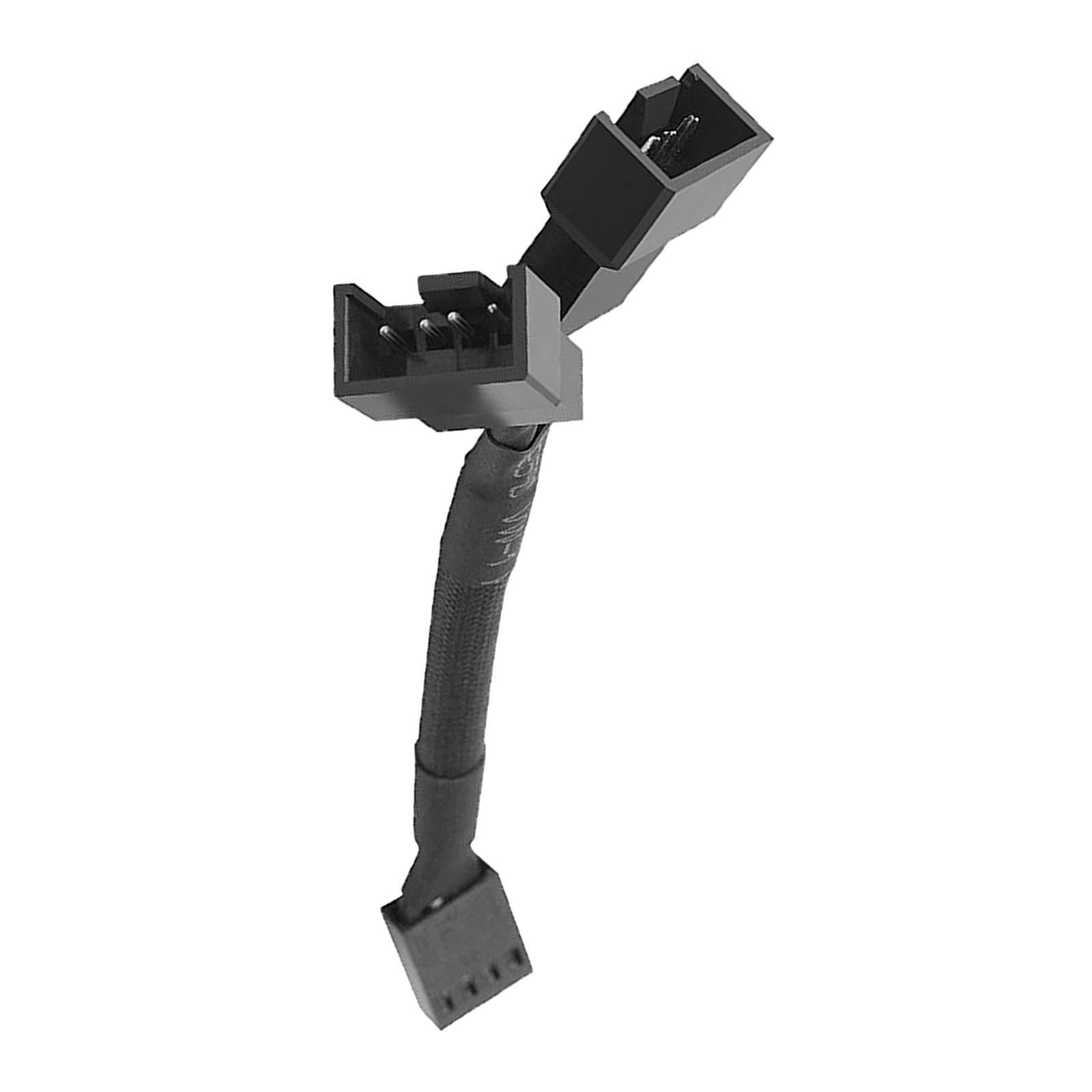 Mini PC Temperature Control Cable Computer Fan 4-Pin Adapter 6.29inch New