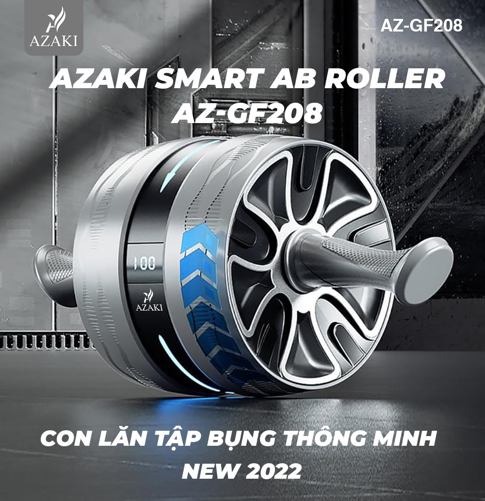 Con lăn tập bụng thông minh Azaki GF208