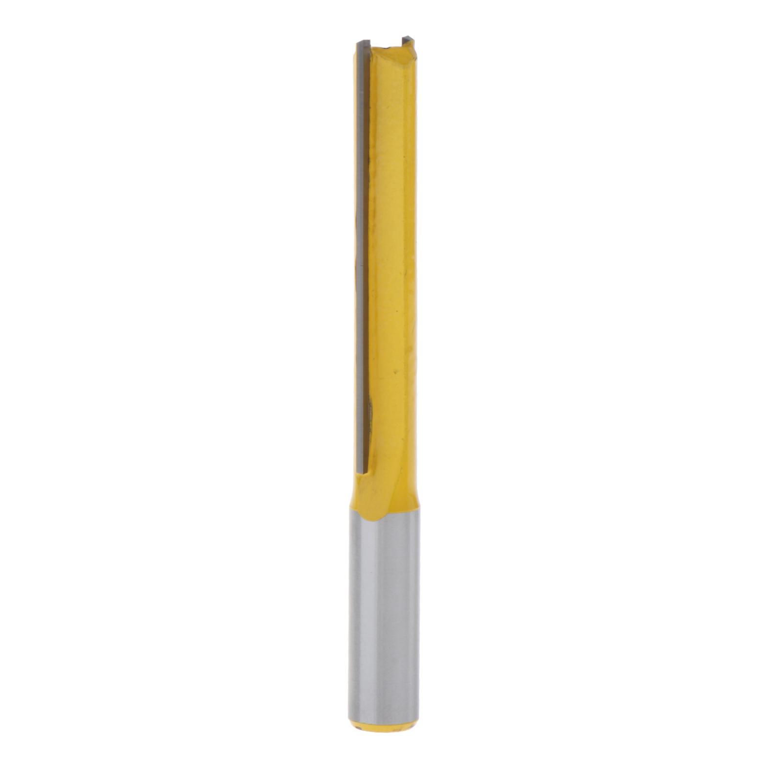 1/2" Diameter X 3" Height Straight Router Bit - 1/2" Shank Woodwork Tool