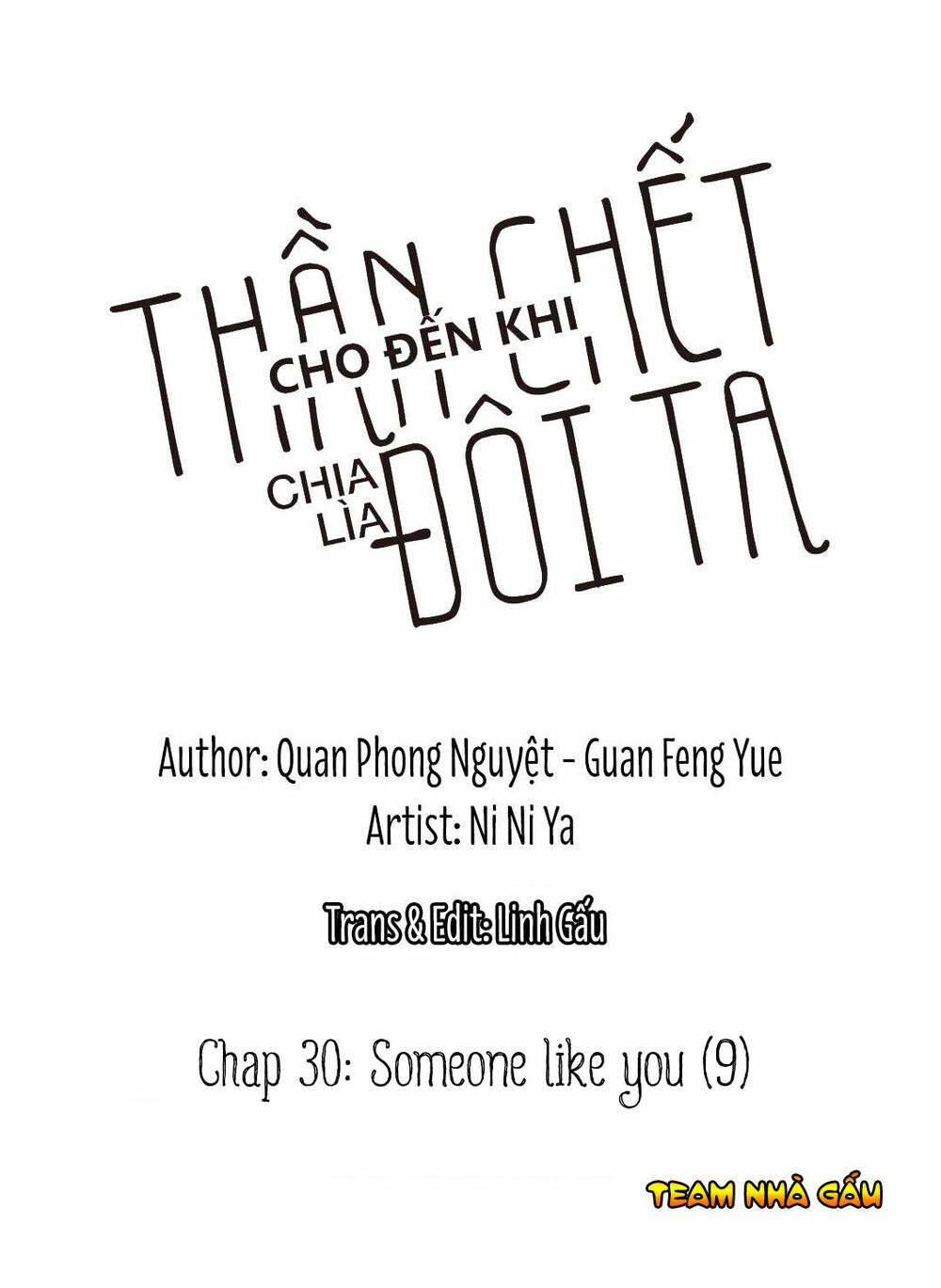 Cho Đến Khi Thần Chết Chia Lìa Đôi Ta chapter 30