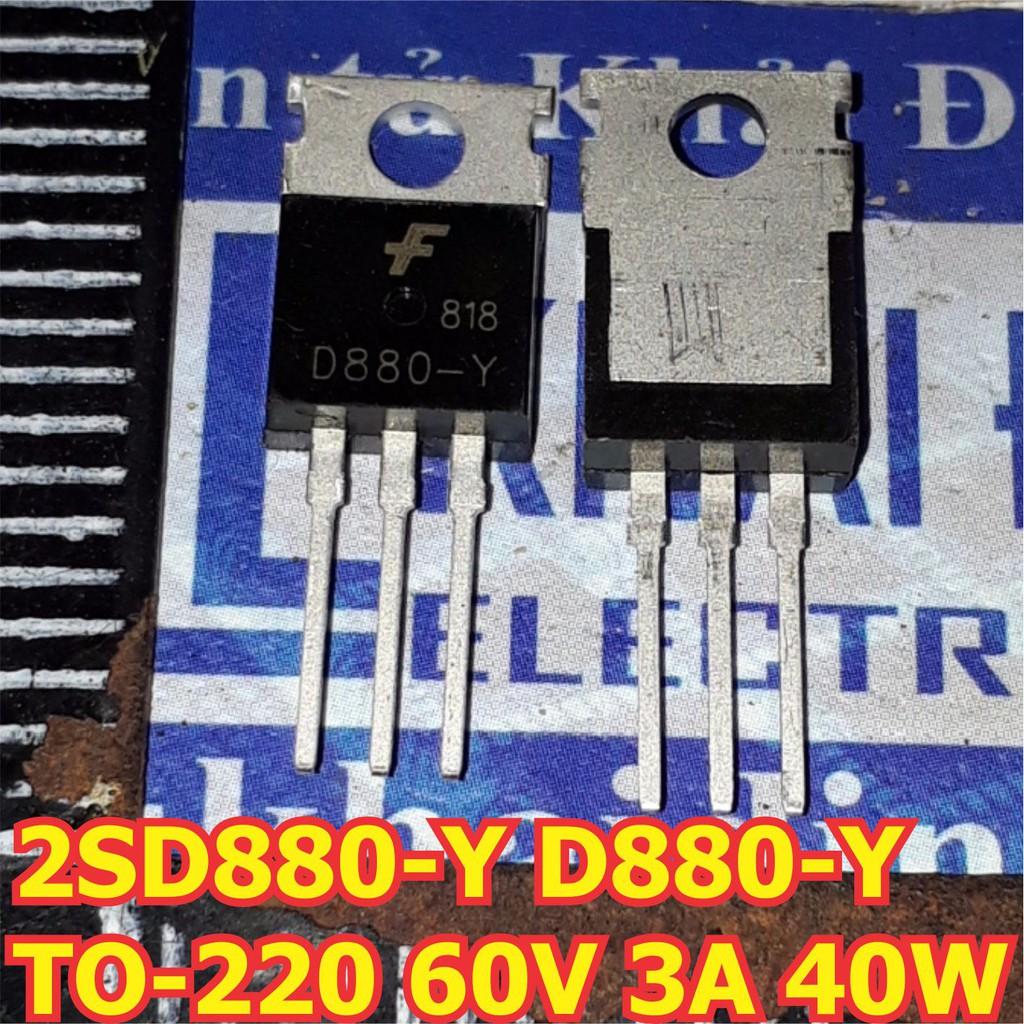 10 con 2SD880-Y D880-Y TO-220 60V 3A 40W NPN-TRANS KDE1229