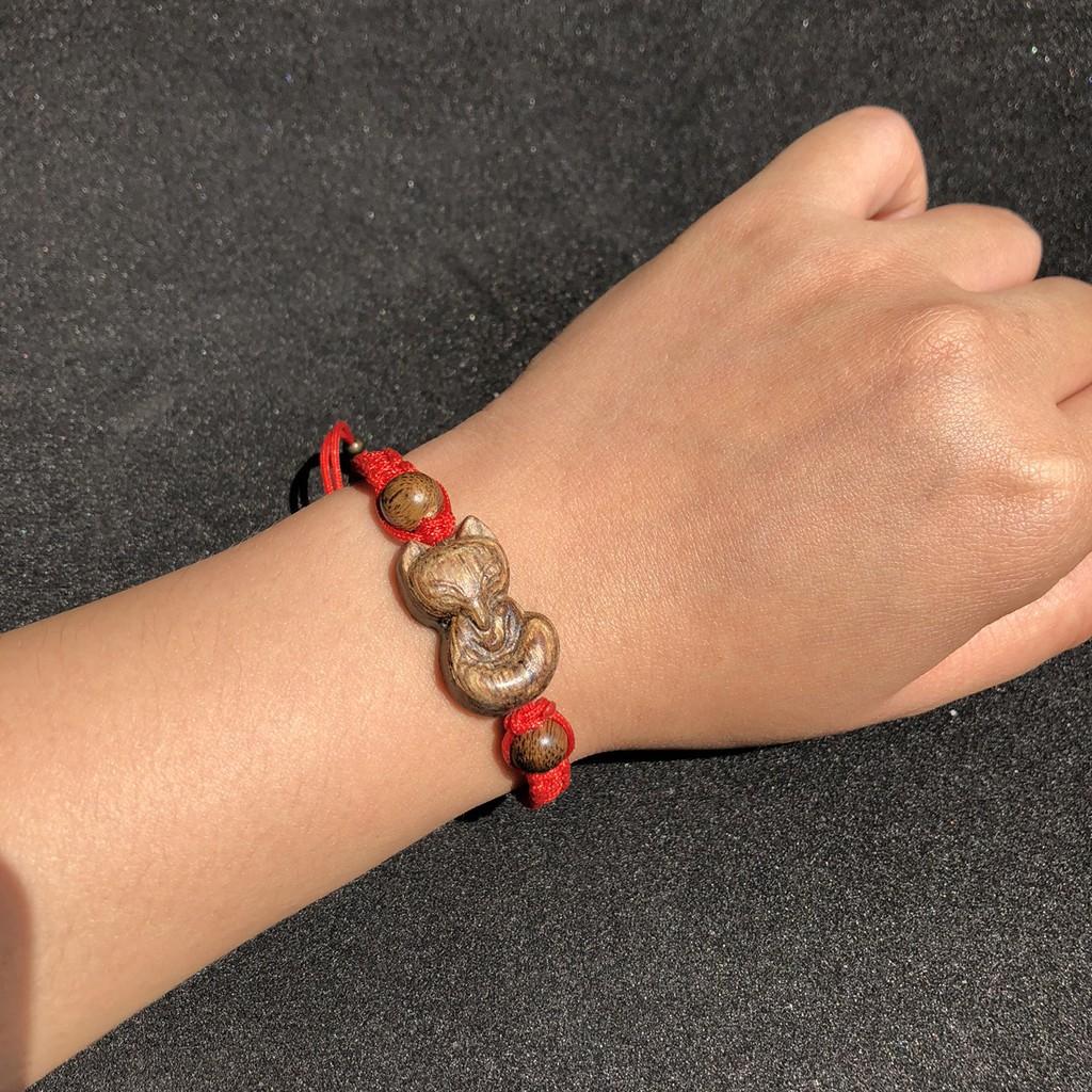 VÒNG TAY CHỈ ĐỎ MIX CHARM TRẦM HƯƠNG - TÙY CHỌN CHARM - LINH MỘC HƯƠNG