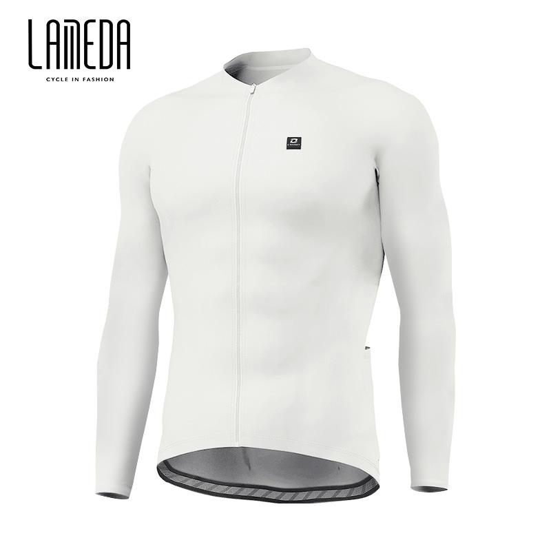 Lameda Xuân/Hè Bộ Đồ Đạp Xe Nam Mùa Hè Nhanh Khô Thoáng Khí Đường Bộ Đồ Đi Xe Đạp Dài Tay Color: Black Size: XXL