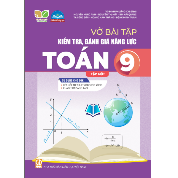Sách - Vở bài tập kiểm tra, đánh giá năng lực Toán 9 -Tập 1.2 SGK Kết nối , Chân Trời